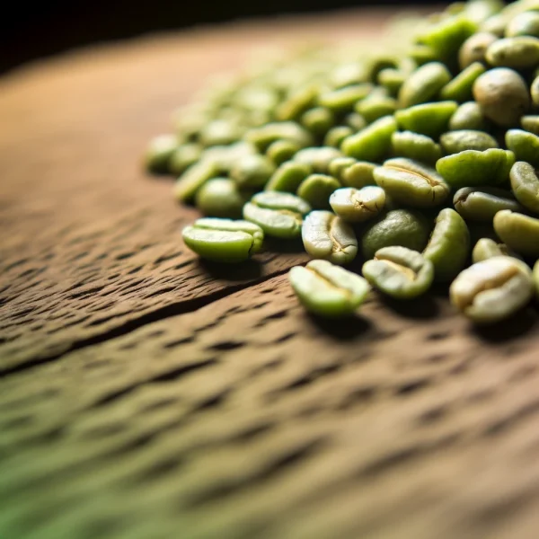 a pile of green unroasted coffee beans from panama